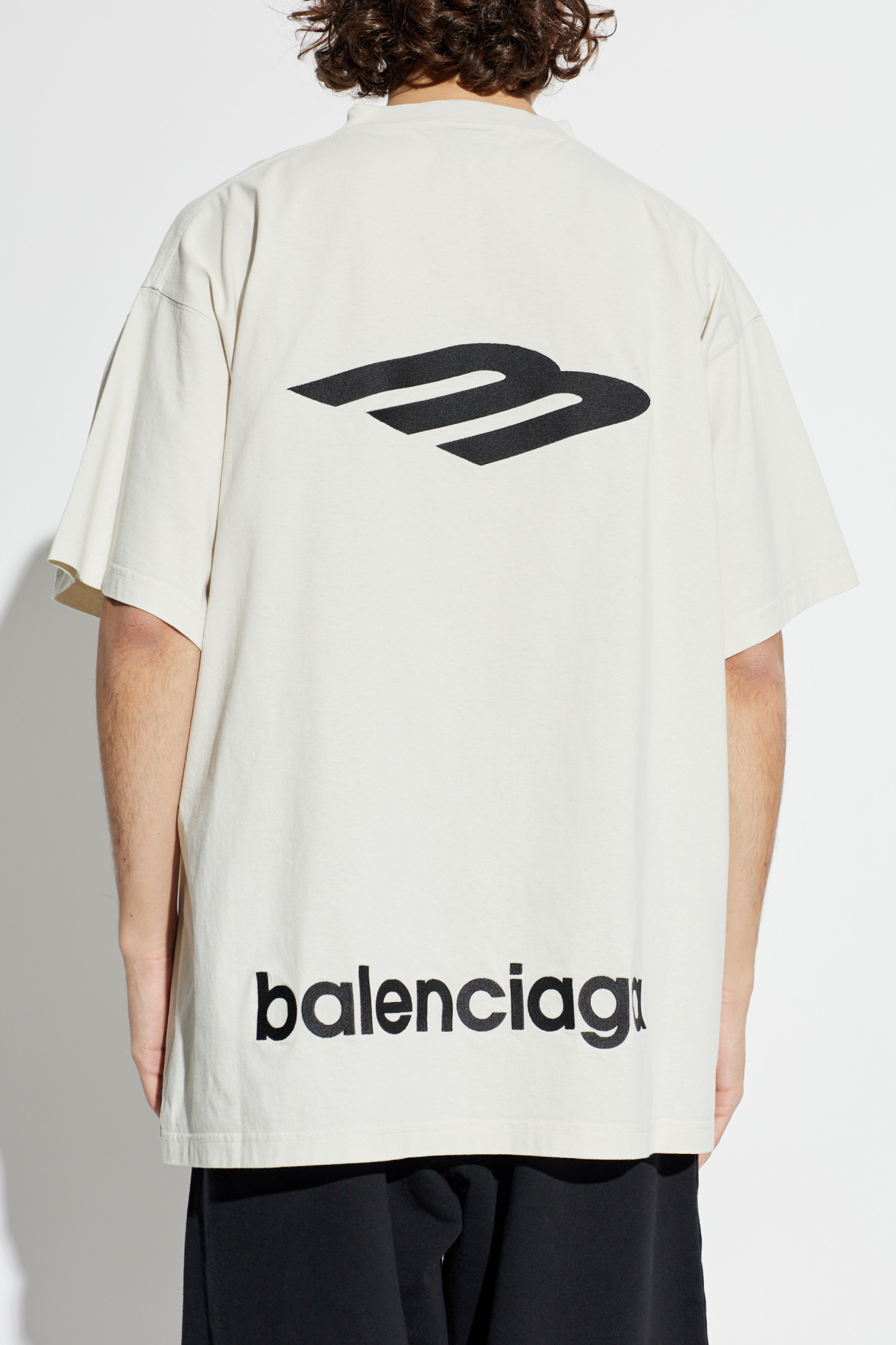 Balenciaga T-shirt with embroidered logo | Men's | Vitkac